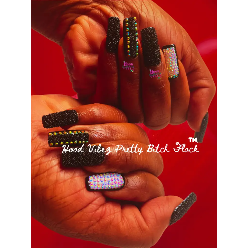 Black & White Casual Press On Nails - Press On Nails